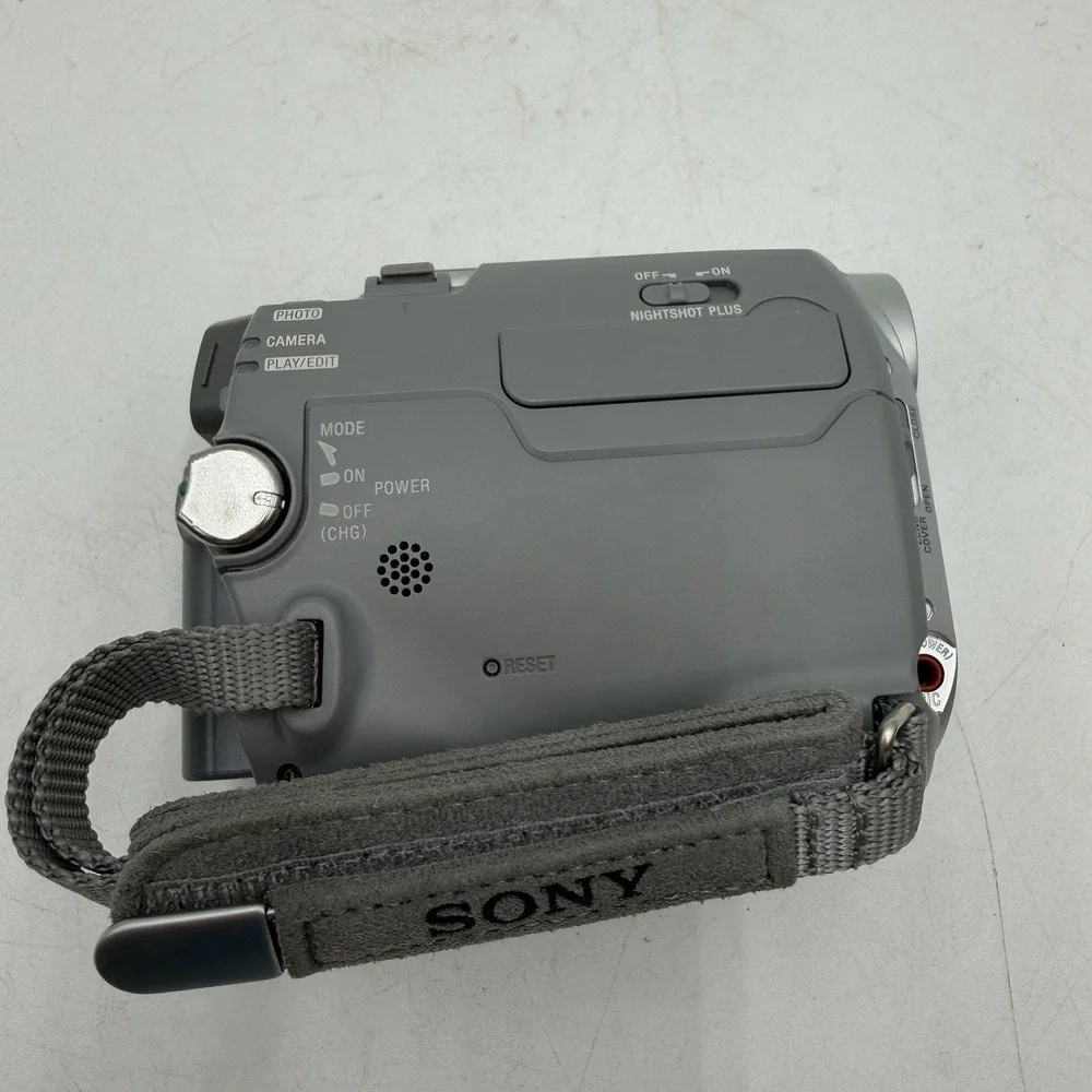 Sony Handycam DCR-HC20 Camcorder Silver For Parts READ